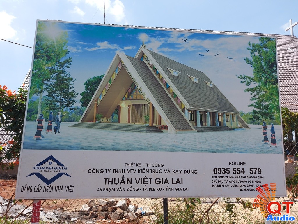 Lắp đặt Âm thanh Nhà Thờ Giáo xứ Groi - Giáo phận Kon Tum