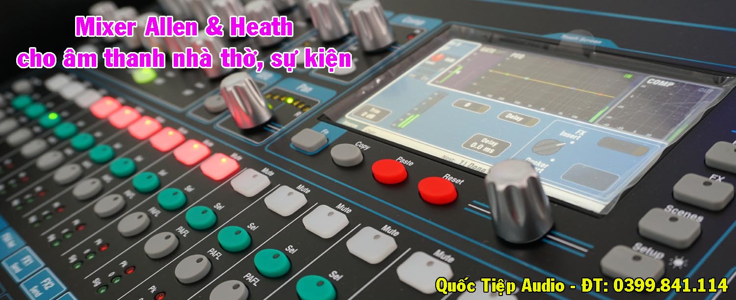Mixer Allen & Heath cho nhà thờ, sự kiện